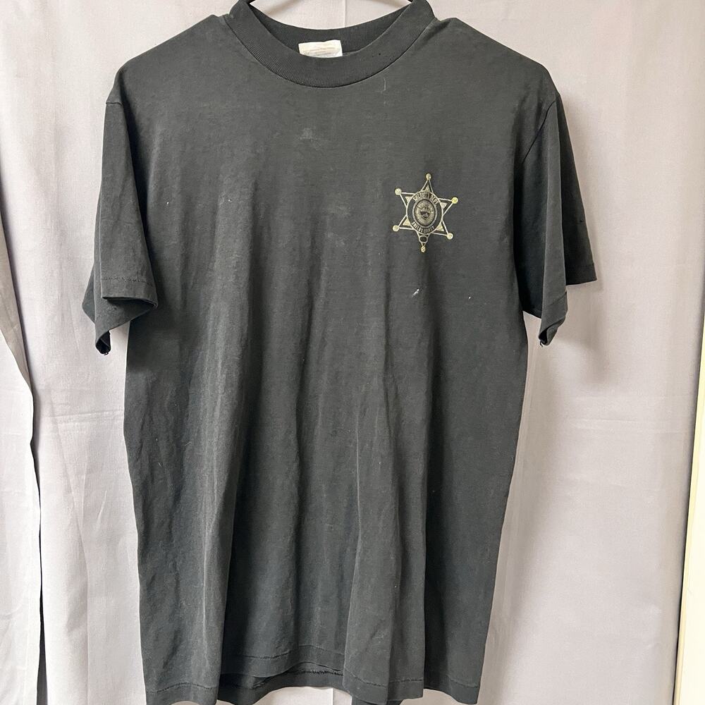 90s Screen Stars law enforcement t-shirt Size Medium BR2086